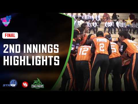 2nd Innings Highlights | Challengers vs Stars | National Women's U19 Tournament Final | MZJ1K