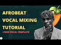 How to mix afrobeat vocals with free preset template | Sound professional