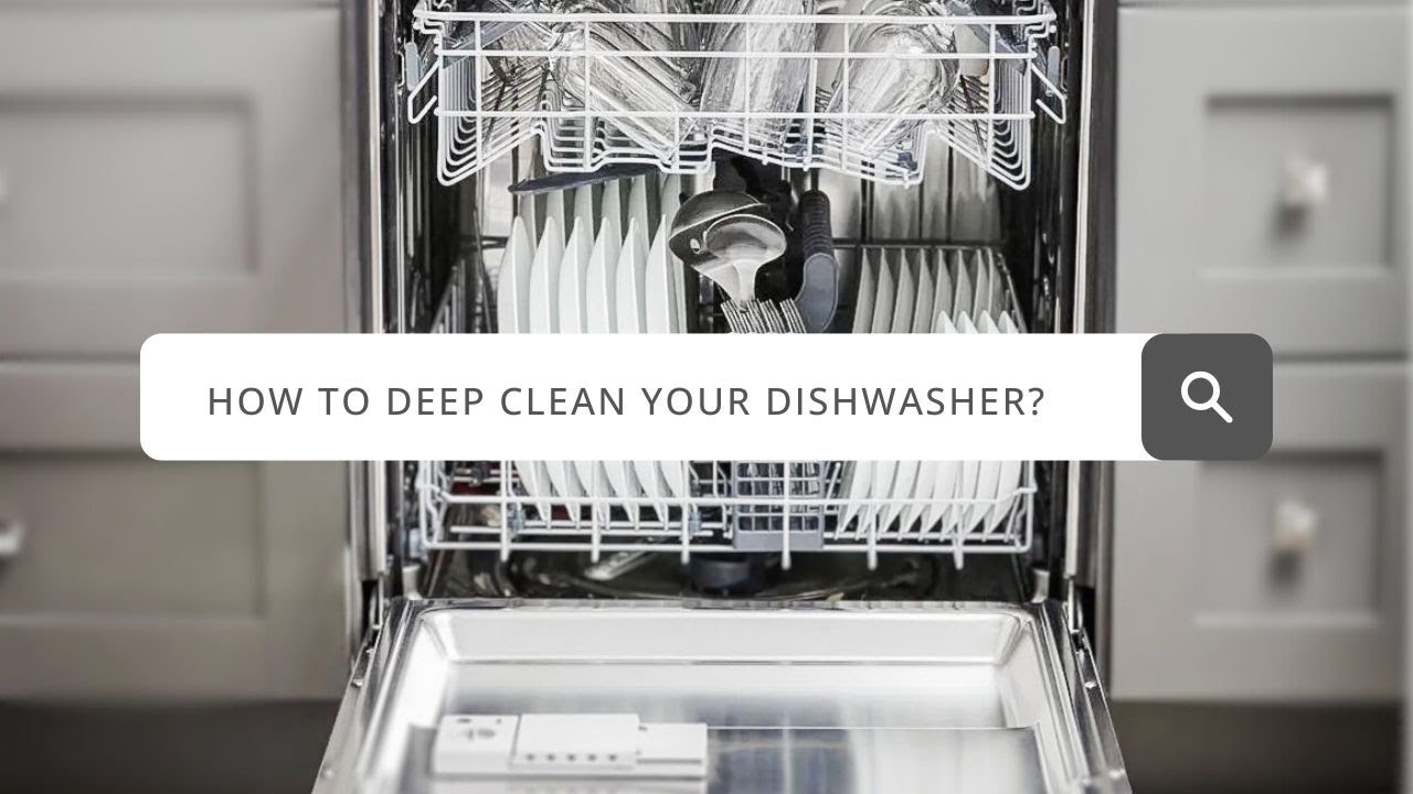 How to deep clean your dishwasher - YouTube