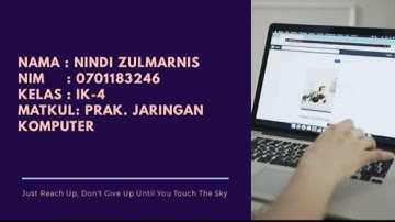 Penjelasan Tentang Materi 2 Network Troubleshooting