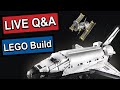 🔴Live Space Q&amp;A and building LEGO Space Shuttle (Day 3)