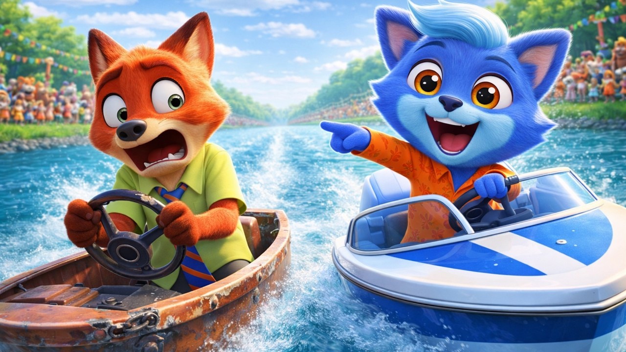 Row Row Row Your Boat, that crocodile looks friendly | Kids Song & Nursery Rhyme | Pop Patrol