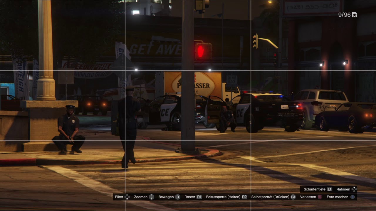 GTA V: Police shootout in Downtown LS - YouTube