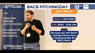 BACB PitchingDay November 2025 x IHK Berlin