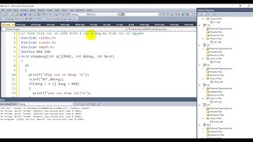 Phần 121 - Tính tích các số chẵn trên 1 cột trong ma trận các số nguyên