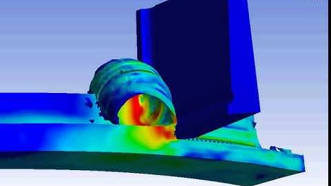 Ansys Workbench explicit dynamics cutting of convex AlSi 1045 workpiece example 2