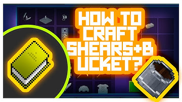 PrimalCraft #GameTutorials - How to Craft Items? (Shears+Bucket Crafting)