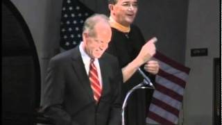 Congratulating Class of 2011 at Johnson County Community College