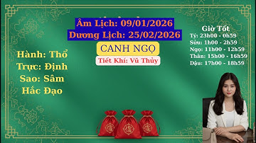 Xem Ngày Tốt Ngày 9 Tháng 1 Âm Lịch Năm 2026