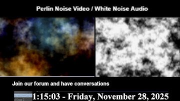 LIVE Paranormal Experiment Stream: Perlin Noise Video & Live Filtered Experiment Audio