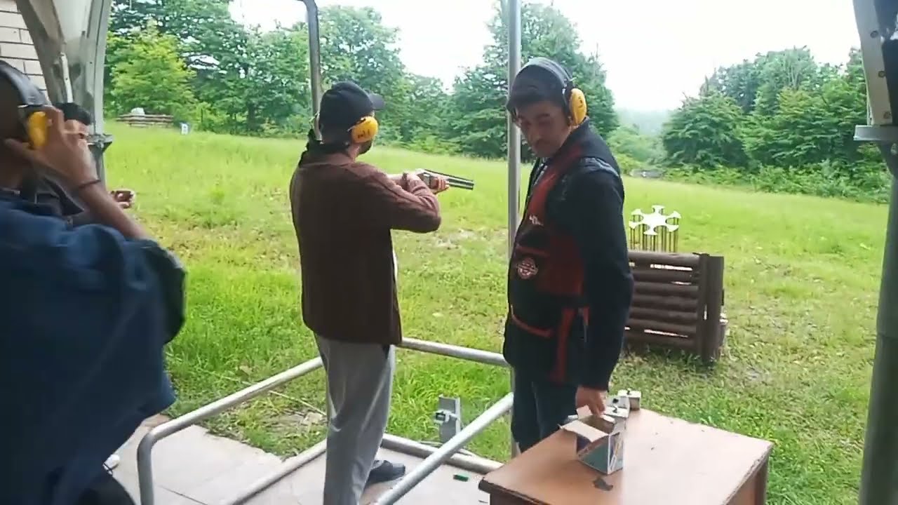 Glimpse of " Clay Pigeon  shooting" at Gabala shooting range in Azerbaijan.