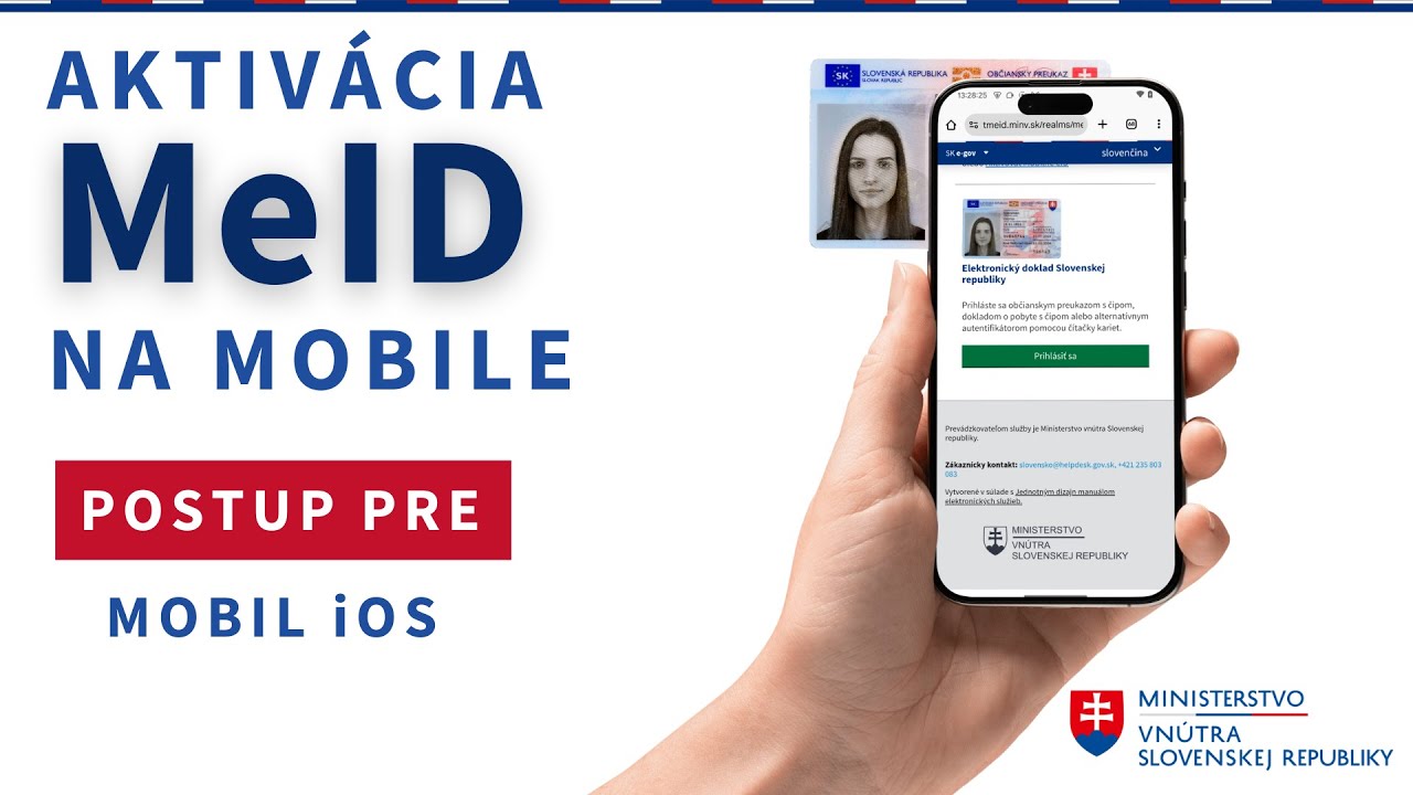 5. Aktivácia MeID na mobile - postup pre mobil iOS - YouTube