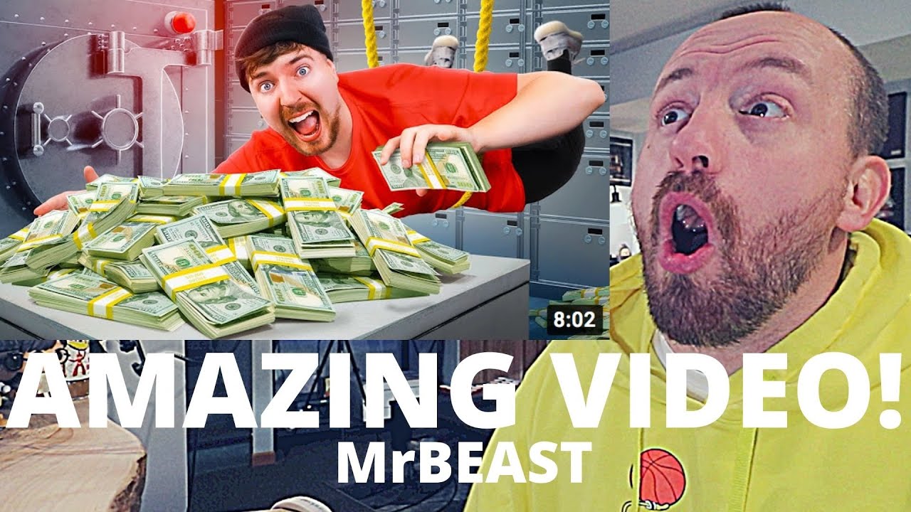 BEYOND EPIC! MrBeast First To Rob Bank Wins $100,000 (FIRST REACTION ...