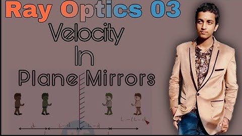 Ray Optics : 03 Velocity in Plane Mirror - Velocity of Object & Velocity of Images JEE/NEET