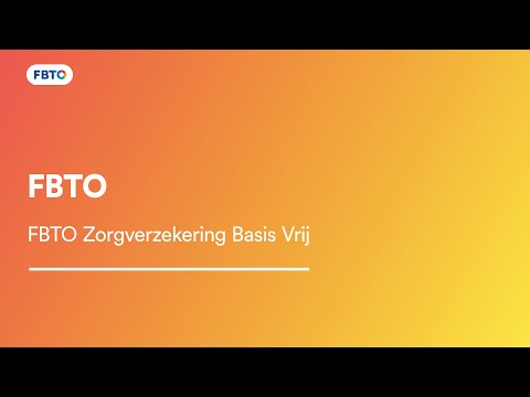 FBTO Basis Vrij | Jij kiest. FBTO