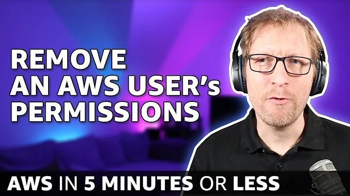 How to remove all permissions from a user on AWS / Immediately lock out a user from your AWS account