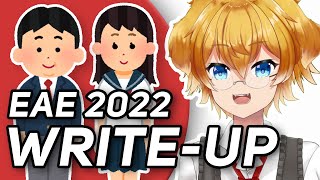 【EAE 2022】Write-Up | Early Admissions Exercise 2022
