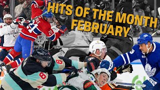 NHL Hits of the Month Febuary 2024