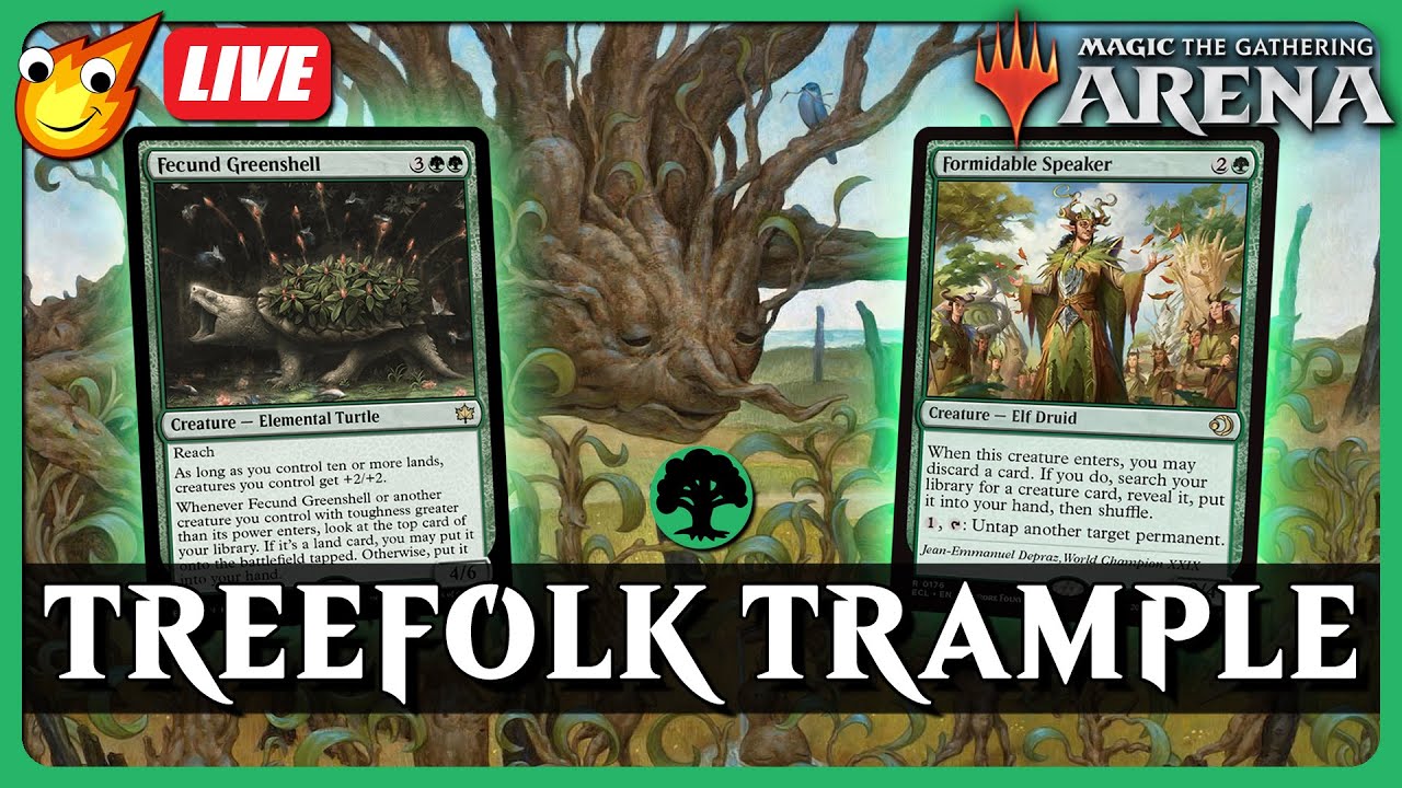 🔴 LIVE | Jankiest Treefolk Combo Deck Ever | 12 Rares | Pioneer MTG Arena