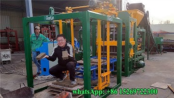QT4-18 automatic hydraulic cement block making machine price in ghana
