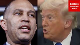 'A Dangerous Statement': Trump Tears 'Very Low IQ' Jeffries For Calling Supreme Court 'Illegitimate'