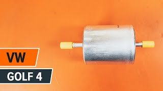 Come cambiare Filtro combustibile VW GOLF IV (1J1) - video tutorial