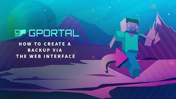 GPORTAL Minecraft Server - How to create a backup
