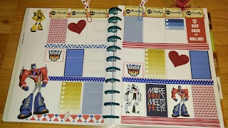 Plan With Me: Transformers: Big Happy Planner