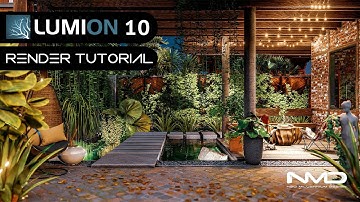Lumion 10 Pro Modern Patio 3D Rendering Tutorial