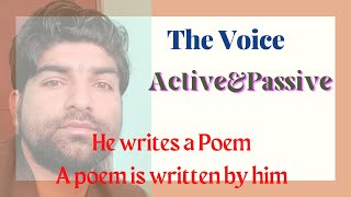 The Voice//Active and passive voice// English grammar// Dharmaraj Neupane