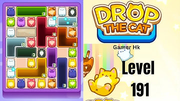 Drop The Cat Level 191 hard level Walkthrough Solution 