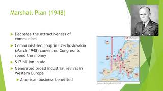 HIST 1302•The Origins of the Cold War Part 3•Dr Jennifer Heth
