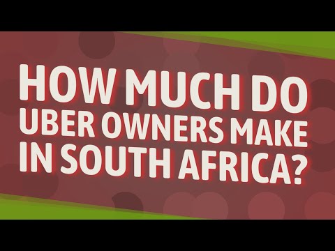 Video: Kan u geld verdien met uber in Suid -Afrika?