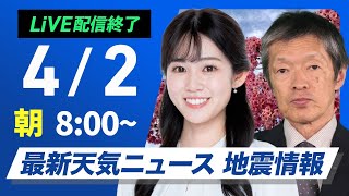 ウェザーニュースの配信のサムネイル画像