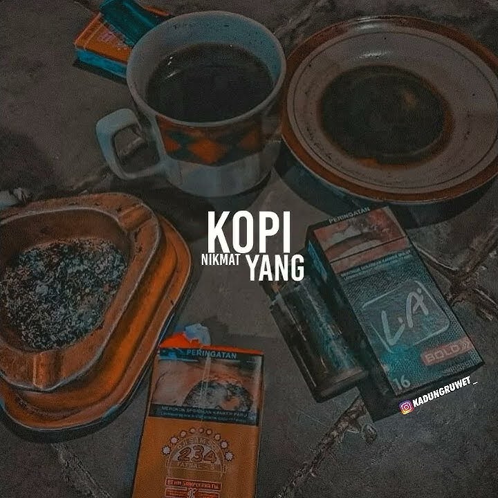 story wa Ngopi pagi