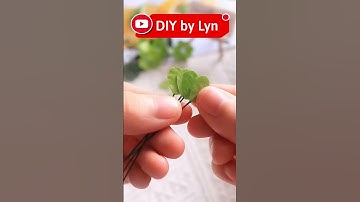 DIY Paper crafts | Origami Lucky clover tutorial #short