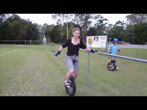 How do you learn to ride a unicycle?