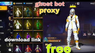 Ghost bot free fire 😱 proxy server free unlimited diamonds, bundle | rare item in free fire max