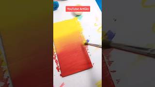 Cómo degradar con pinturas acrílicas #artgio #dibujo #tipsdedibujo