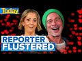 Brad Pitt leaves Aussie reporter flustered with this comment | Today Show Australia