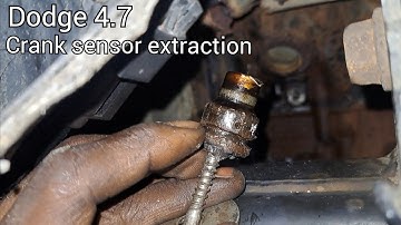 broken crank sensor extraction