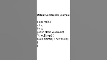 Default Constructor | Java Programming | Tech IQ Lab #shorts #java #javaprogramming #youtubeshorts