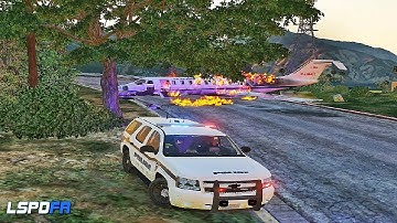 LSPDFR 0.4.9 EP. 1 [Abusing 911 System, Assisting EMS, Plane Crash]