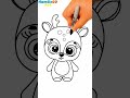 How to draw baby deer  very cute shorts