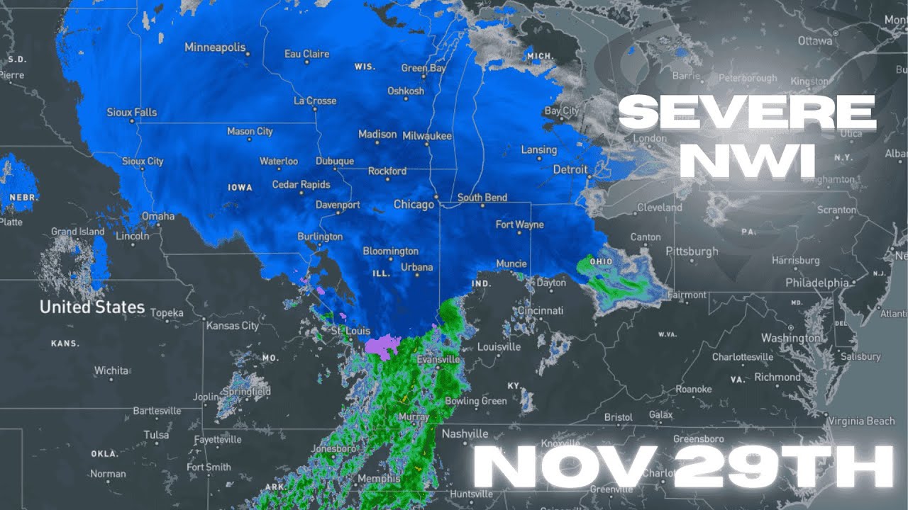 November 29th Winter Storm Live Radar - YouTube