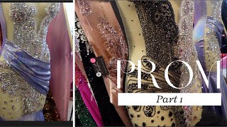 PROM PART 1 2024 VLOG!! | TRYING ON ATL PROM DRESSES