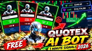 Free Quotex Powerful AI Bot🤑|Quotex 1 Minute Bot Signals 2026|Binary Trading Bot Quotex Robot#quotex