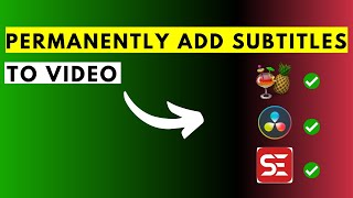 My Top 3 Free Ways To Permanently Add, Hardcode or Burn Subtitles to Video or Movie