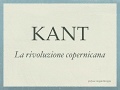 Kant. La rivoluzione copernicana