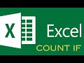 COUNTIF TUTORIAL IN EXCEL - TAGALOG